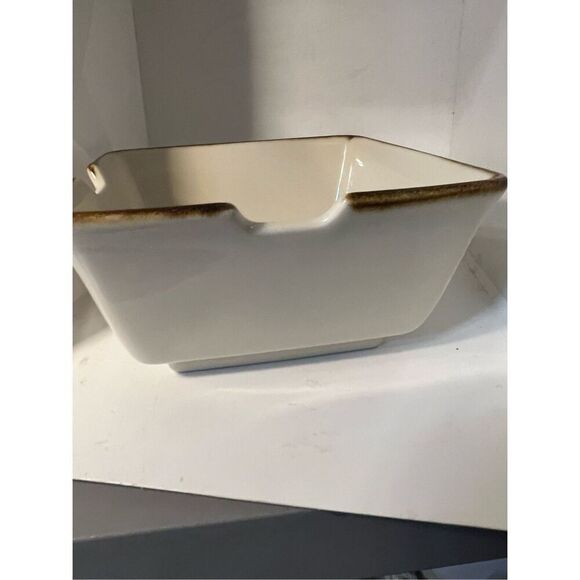 Noodle Bowl Asian Square Putty by Pottery Barn China - Picture 5 of 7